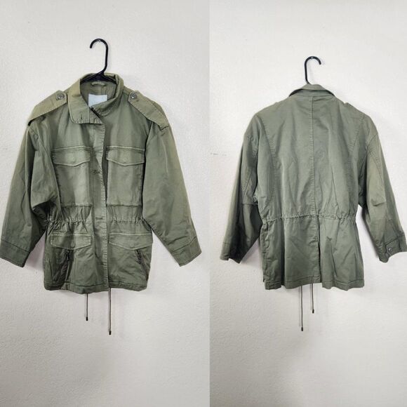 Joie NWT Olive Green Jenita Utility Jacket Size XS NWT - Picture 1 of 16